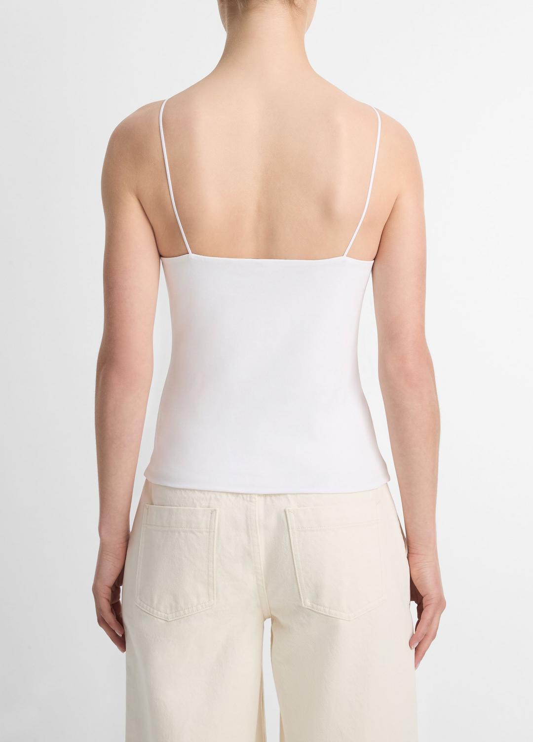 Pima Cotton Camisole in Tank Tops OPTIC WHITE | VINCE Women