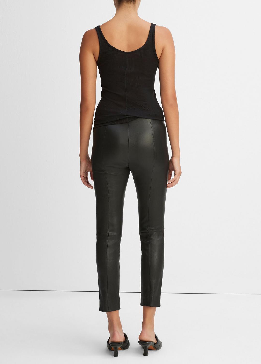 Leather Legging in Leggings BLACK | VINCE Women