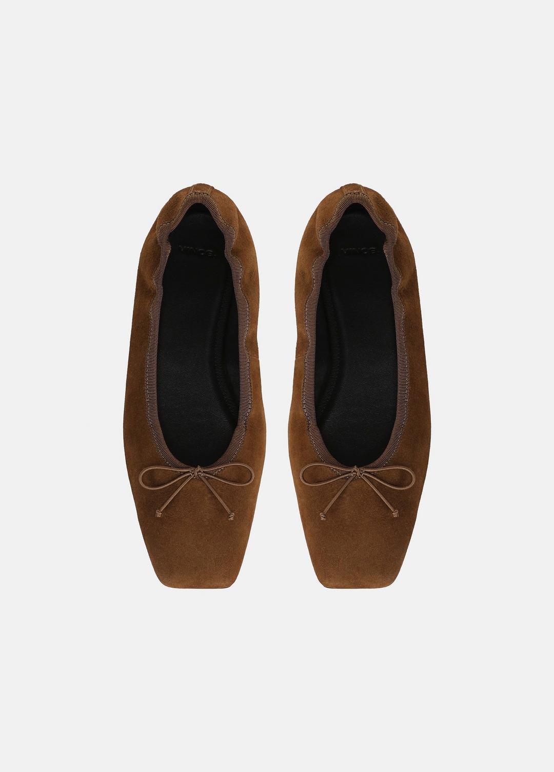 Darla Suede Ballet Flat in Loafers & Flats ELMWOOD | VINCE Women