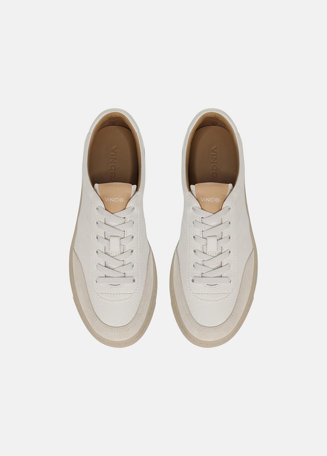 Palm Leather & Suede Sneaker in Sneakers MILK/MOONLIGHT | VINCE Women