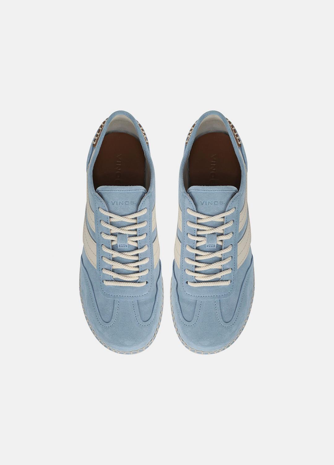 Oasis Suede & Leather Espadrille Sneaker in Sneakers GLACIAL BLUE/FLAX | VINCE Women