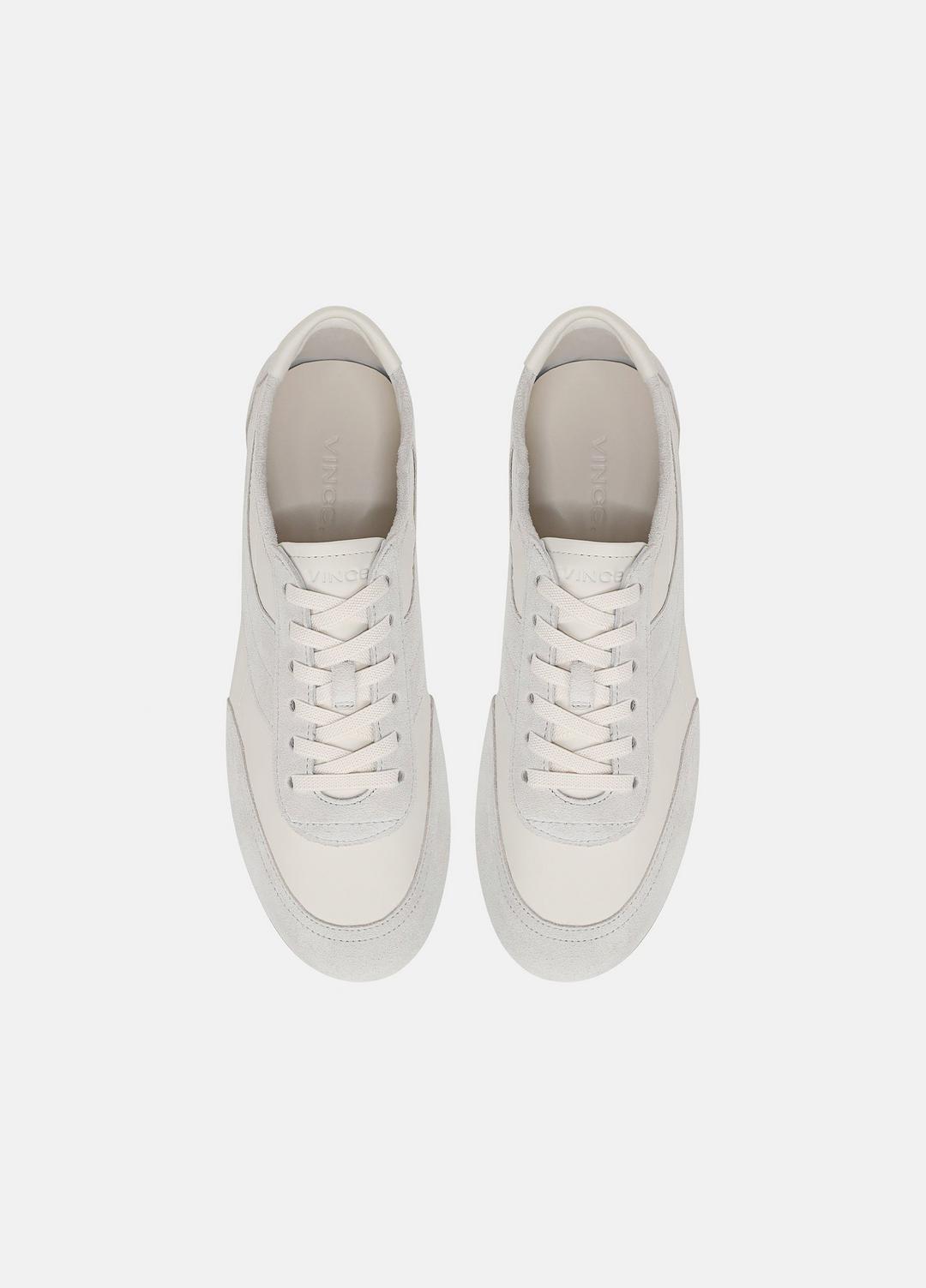 LA Leather & Suede Runner Sneaker in Sneakers HORCHATA/PEBBLE WHITE | VINCE Women