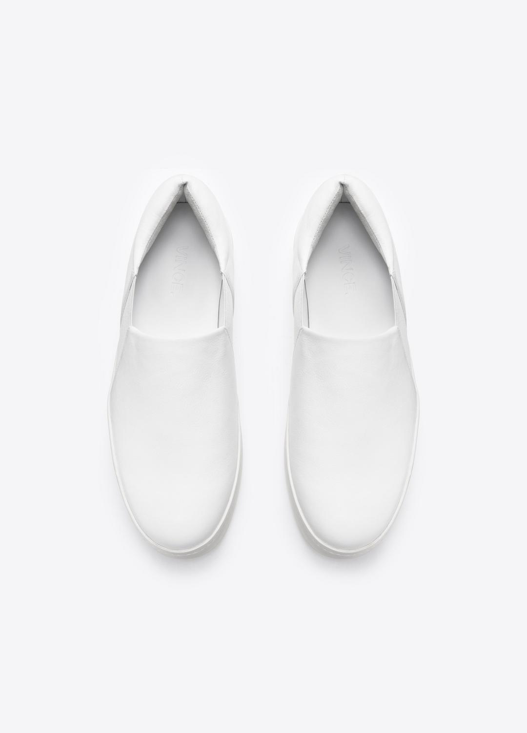 Leather Warren Sneaker in Sneakers PLASTER | VINCE Women