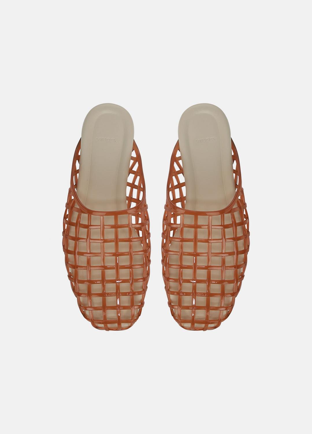 Barcelona Jelly Sandal in Sandals DARK AMBER | VINCE Women