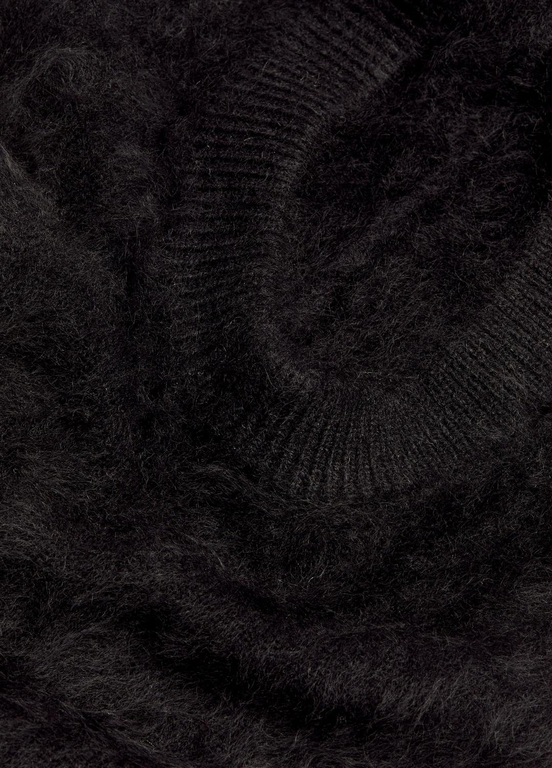 Brushed Cashmere Balaclava in Scarves & Hats BLACK | VINCE Women