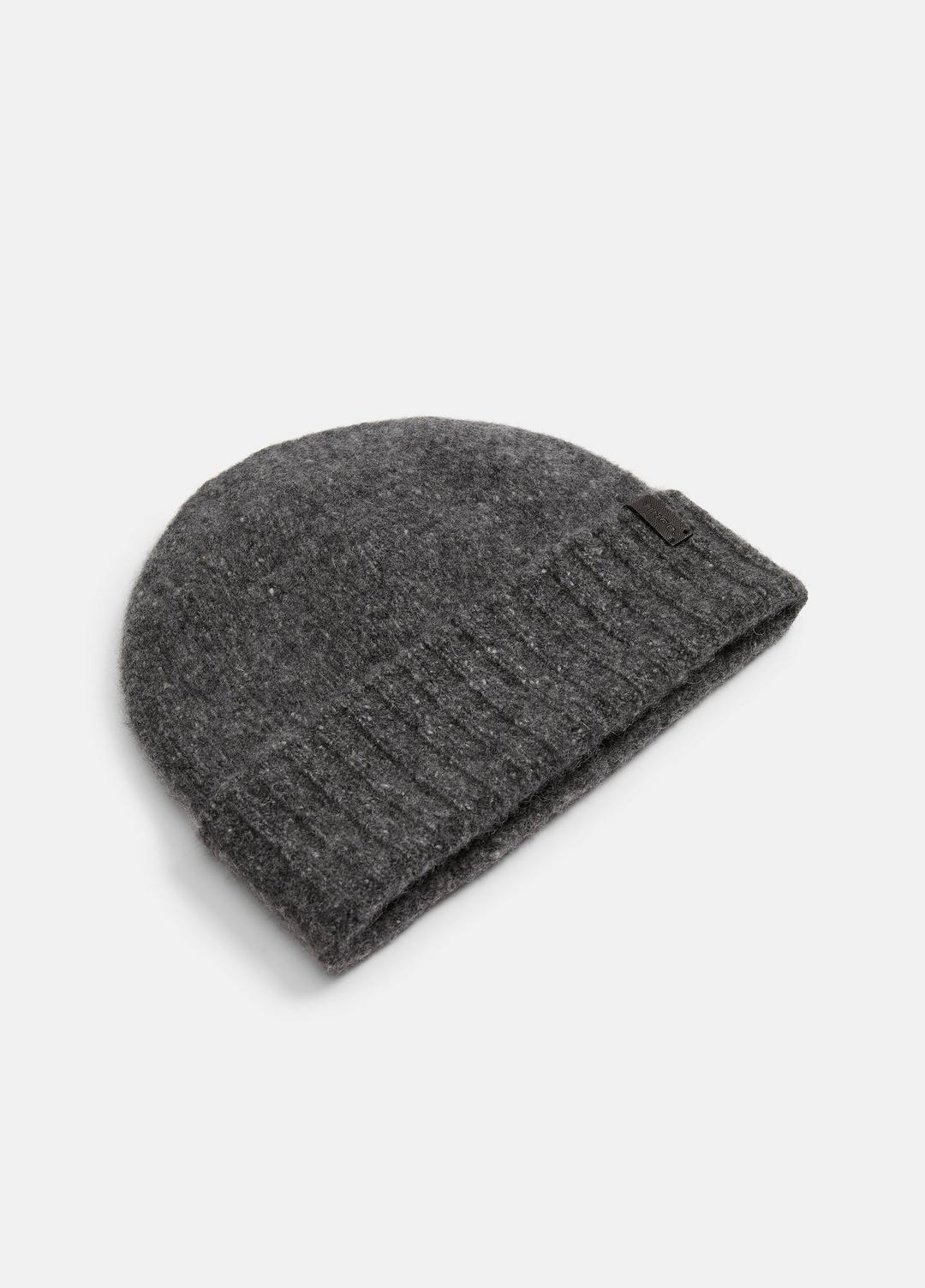 Donegal Cashmere Jersey Beanie in Scarves & Hats CHARCOAL | VINCE Women