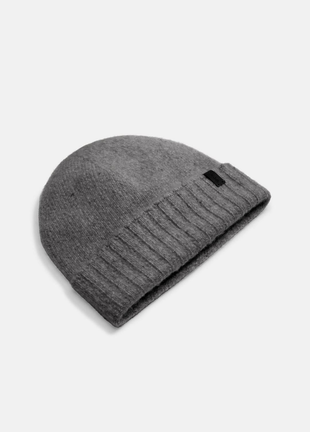 Donegal Cashmere Jersey Beanie in Scarves & Hats MEDIUM GREY | VINCE Women