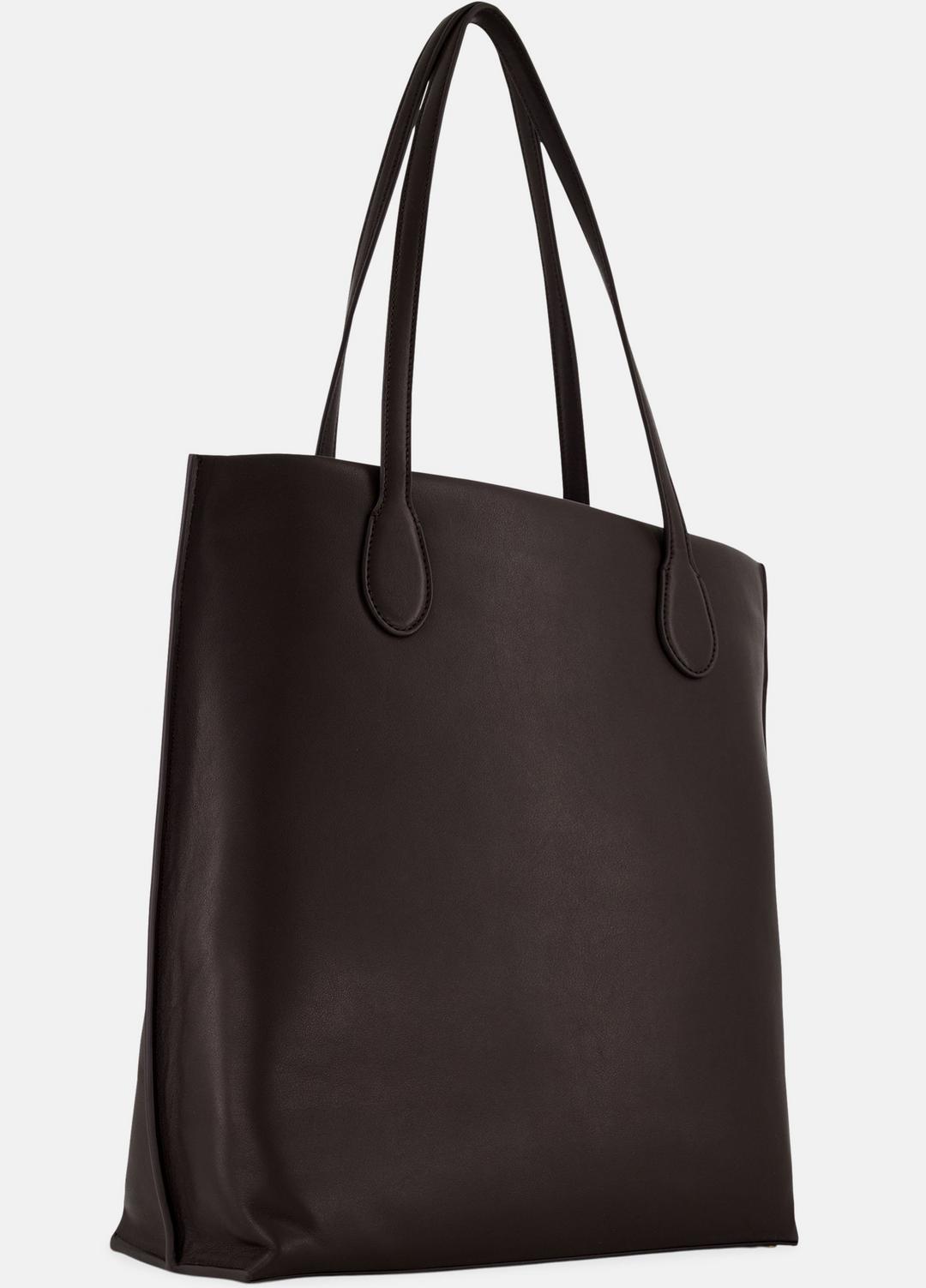 Athene Nappa Leather Tote in Handbags CACAO | VINCE Women