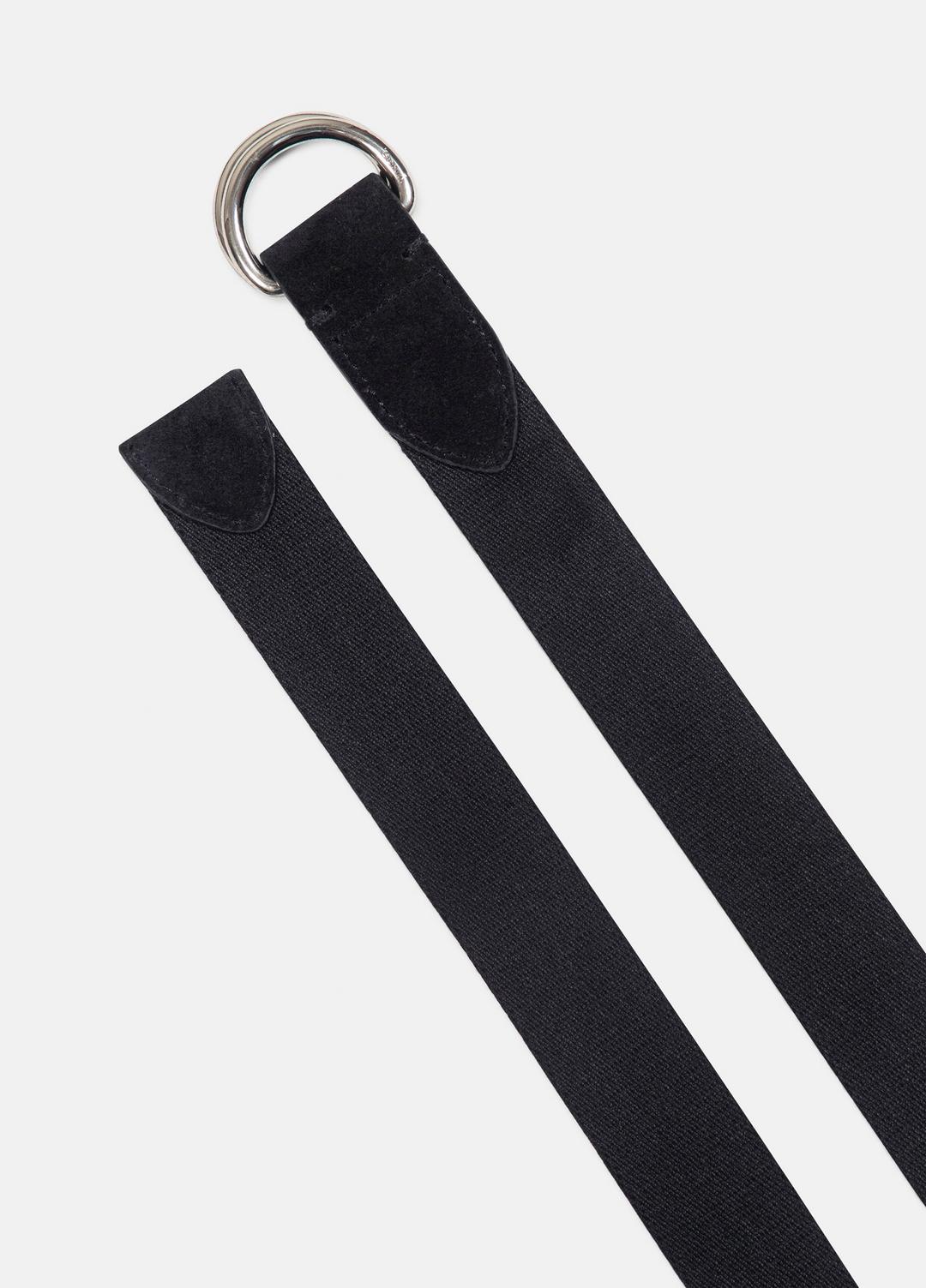 Women’s 30mm Webbing D-Ring Belt in Belts BLACK | VINCE Women