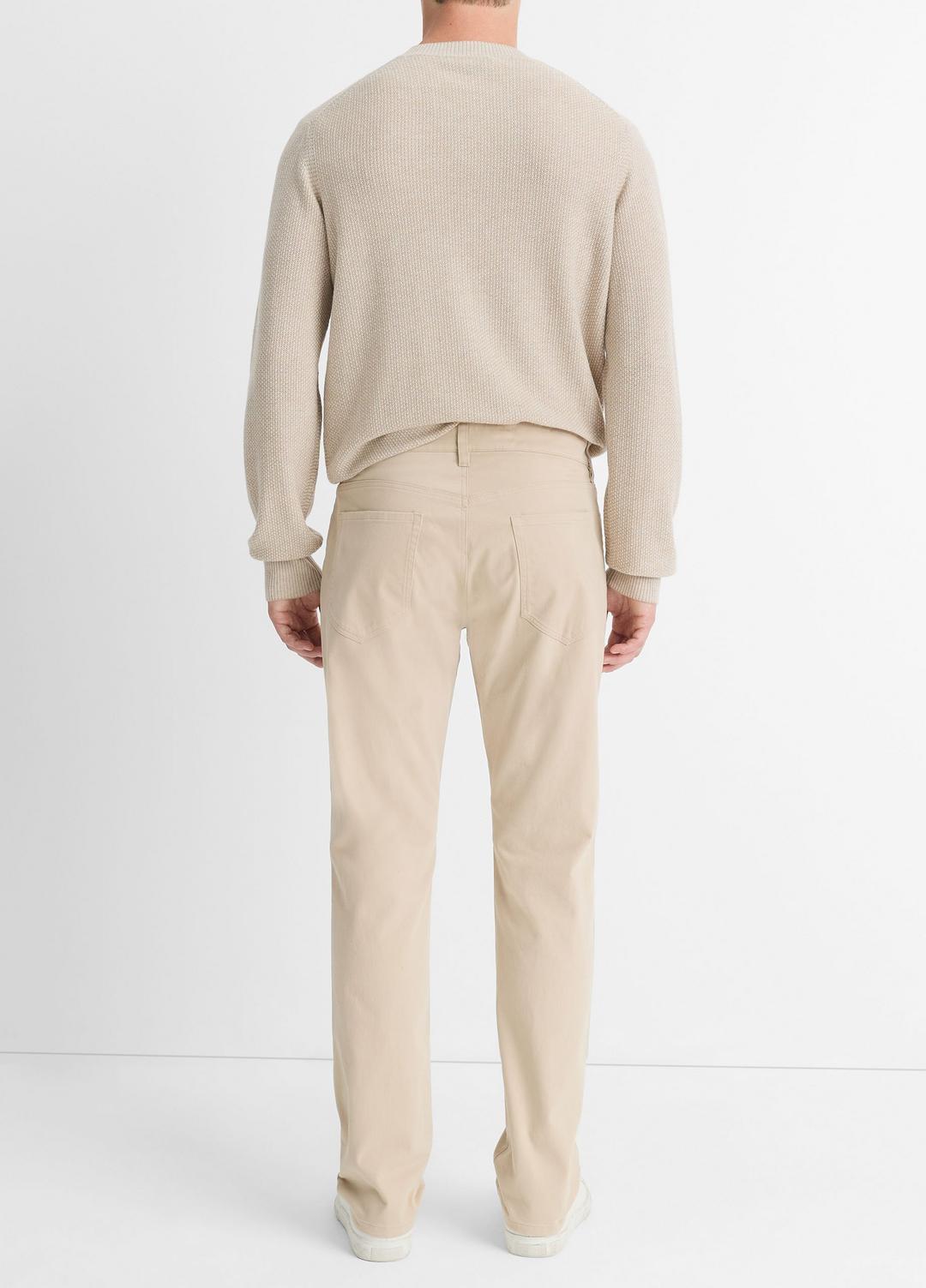Dylan Slim 5-Pocket Peached Stretch-Cotton Pant in Trousers CAHUENGA KHAKI | VINCE Men
