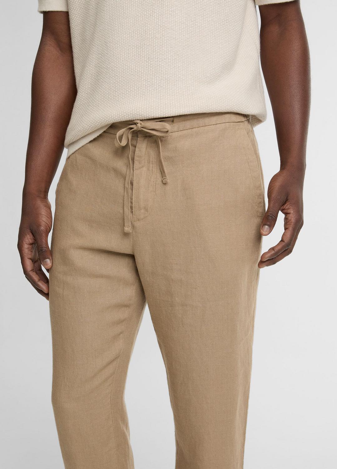 Lightweight Hemp Pant in Trousers TEAK | VINCE Men