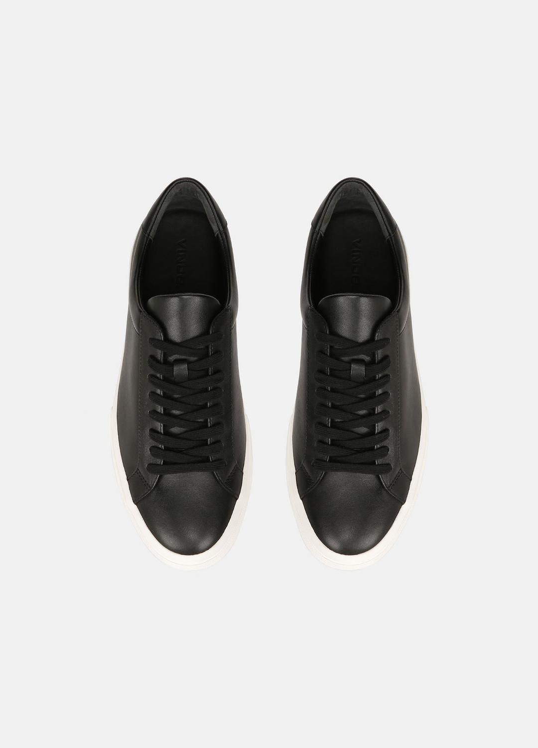 Fulton Leather Sneaker in Sneakers BLACK | VINCE Men