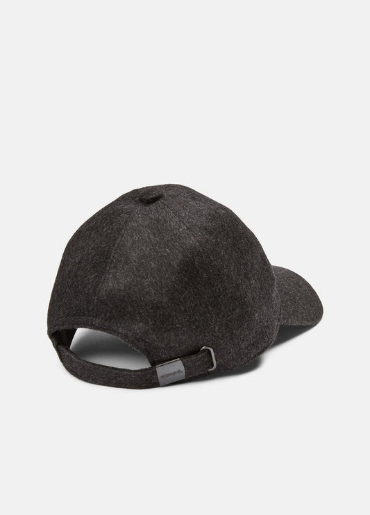 Cashmere Baseball Cap in Scarves & Hats HEATHER CHARCOAL | VINCE Men