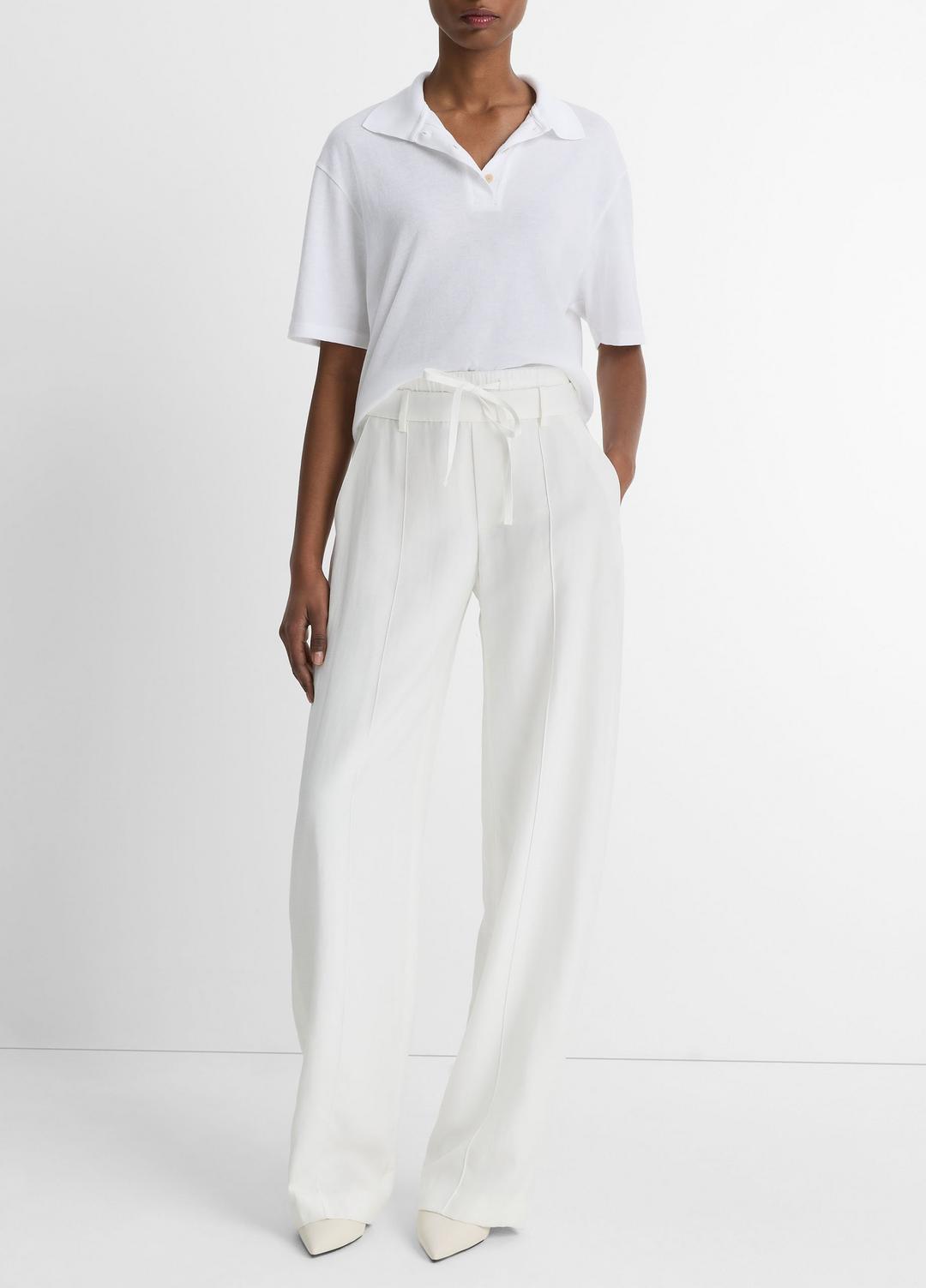 Easy Cotton Polo Shirt in Shirts & Tees OPTIC WHITE | VINCE Sale