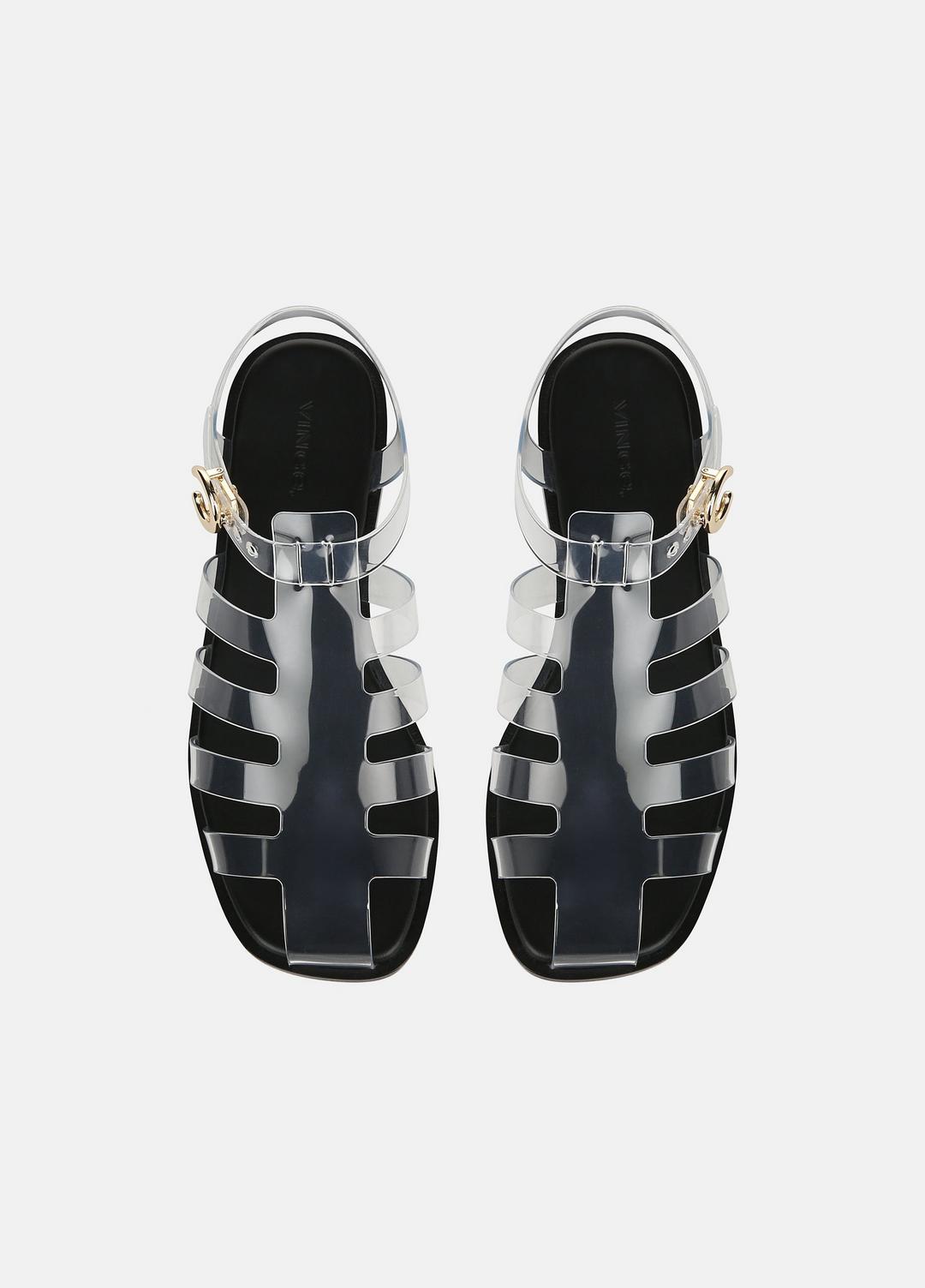 Melina Jelly Fisherman Sandal in Shoes CLEAR | VINCE Sale