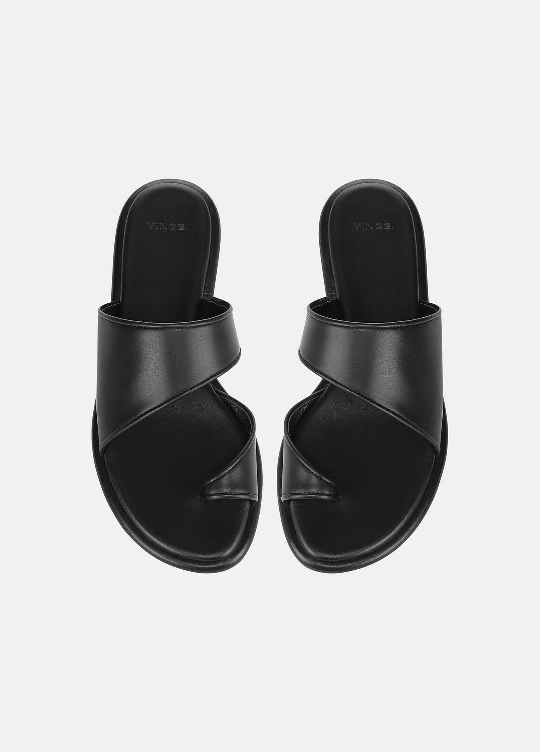 Lukas Leather Sandal in Shoes BLACK | VINCE Sale