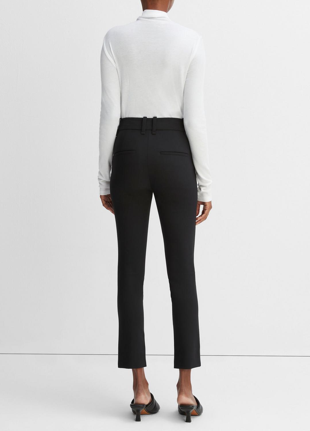 High Rise Cigarette Pant in Pants & Shorts BLACK | VINCE Sale