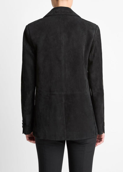Suede Blazer in Blazers BLACK | VINCE Women