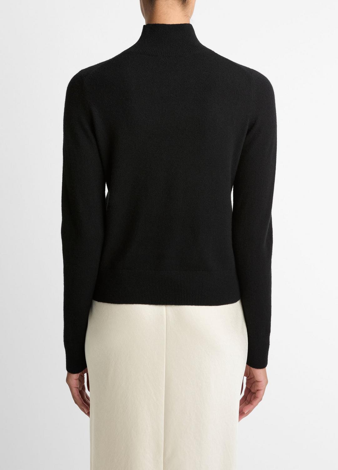 Cashmere Turtleneck Sweater in Turtleneck BLACK | VINCE Women