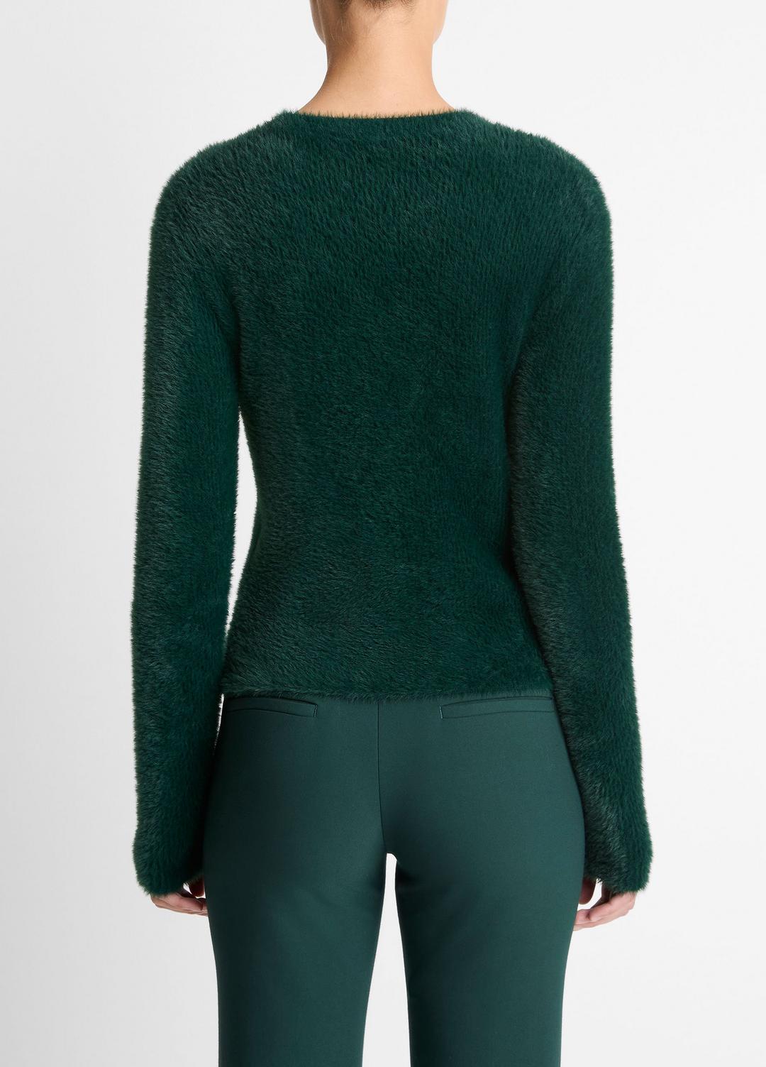 Eyelash Crew Neck Sweater in Crew Neck JUNIPER | VINCE Women