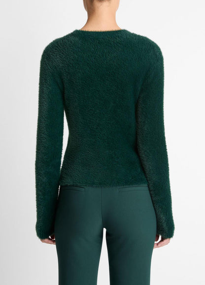 Eyelash Crew Neck Sweater in Crew Neck JUNIPER | VINCE Women