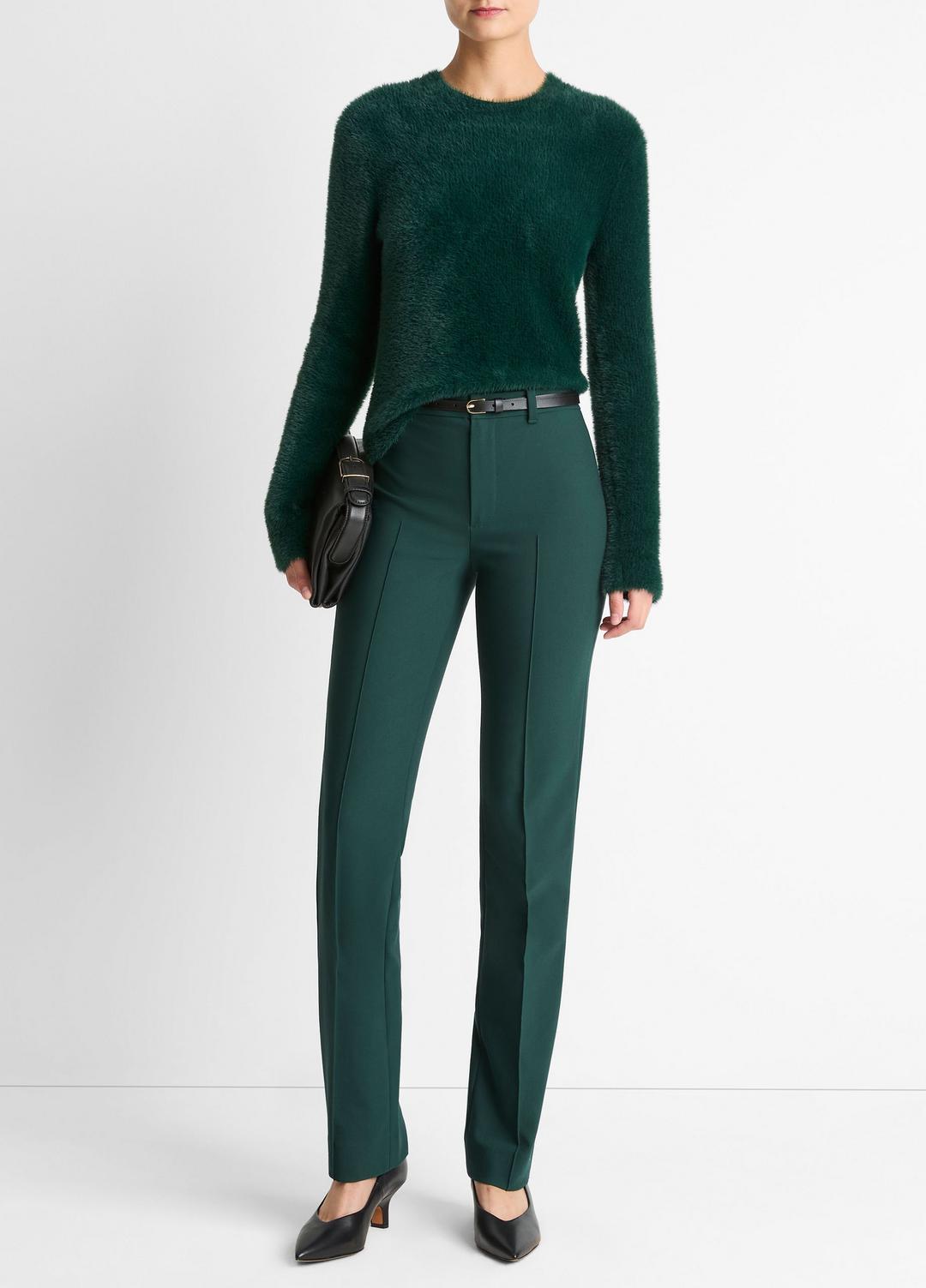 Eyelash Crew Neck Sweater in Crew Neck JUNIPER | VINCE Women