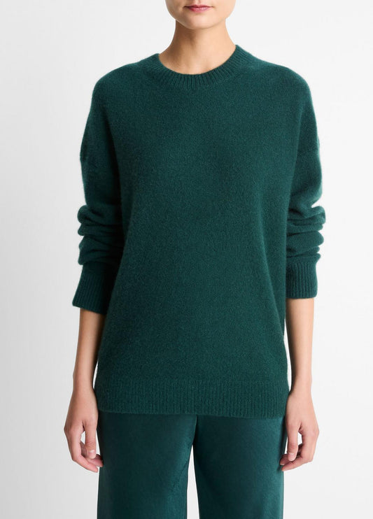Plush Cashmere Crew Neck Sweater in Crew Neck JUNIPER | VINCE Women