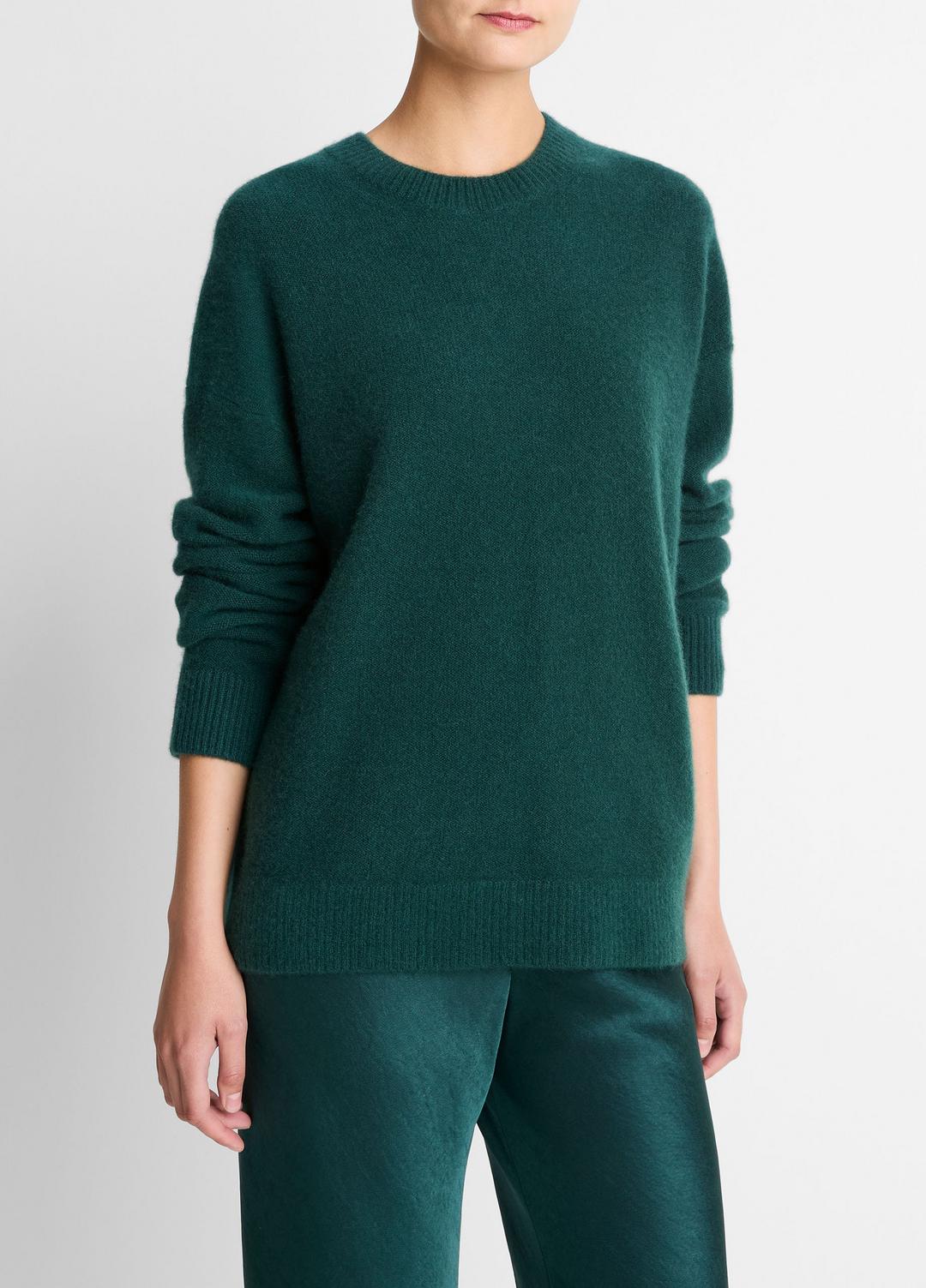 Plush Cashmere Crew Neck Sweater in Crew Neck JUNIPER | VINCE Women