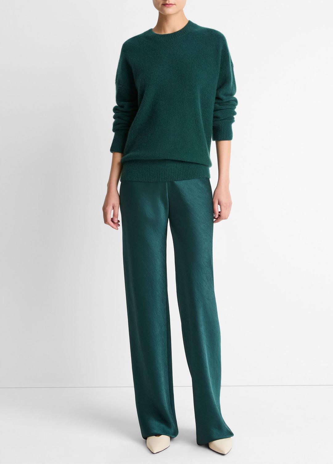 Plush Cashmere Crew Neck Sweater in Crew Neck JUNIPER | VINCE Women