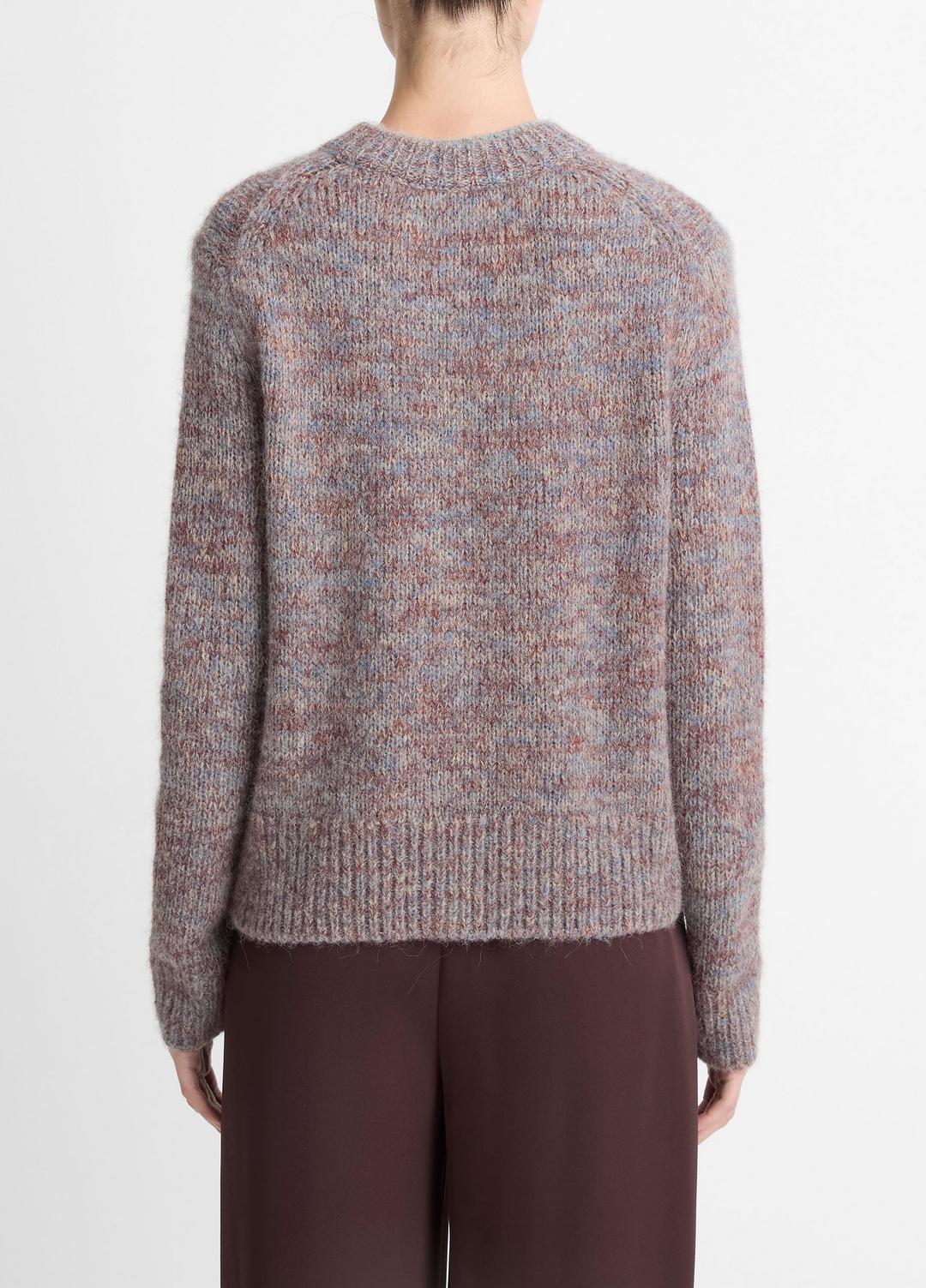 Marled Crew Neck Sweater in Crew Neck COGNAC COMBO | VINCE Women