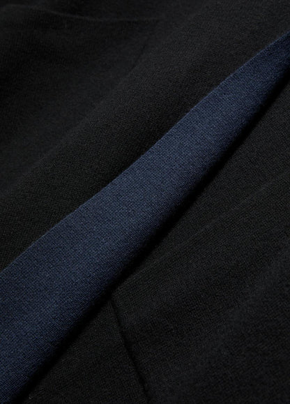 Wool and Cashmere Double-Face Cape in Sweaters BLACK NAVY | VINCE Women