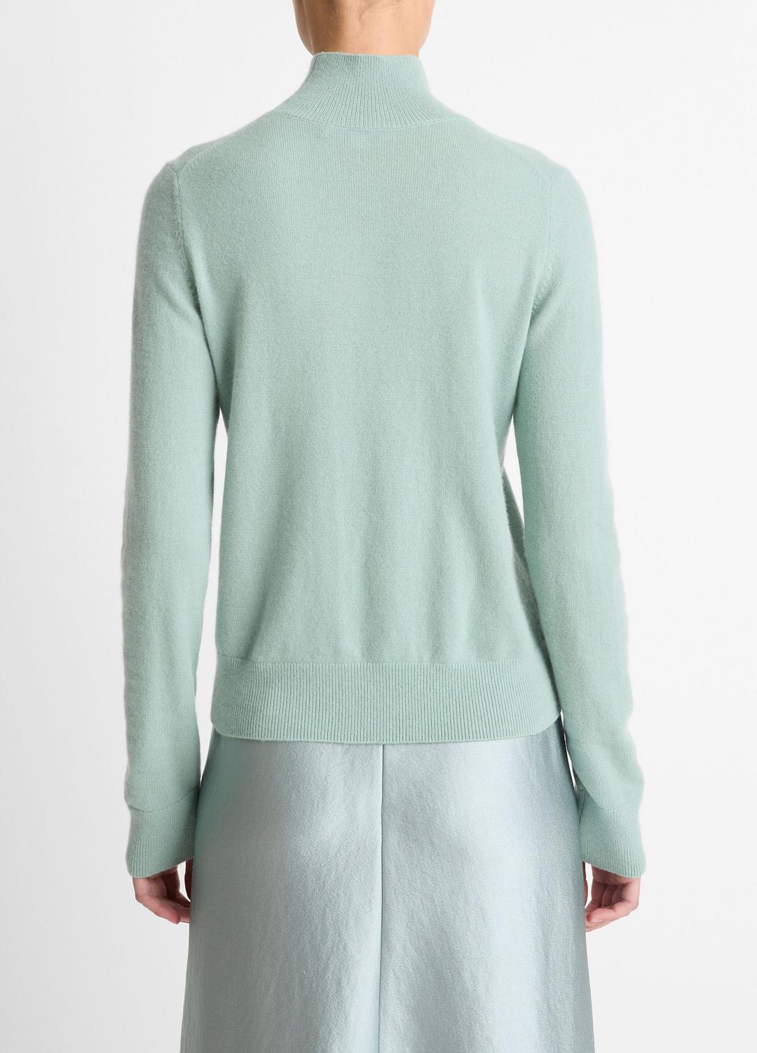 Cashmere Turtleneck Sweater in Turtleneck ALOE STONE | VINCE Women