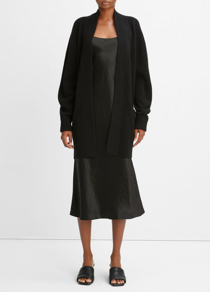 Cashmere Open-Front Cardigan in Cardigans BLACK | VINCE Women