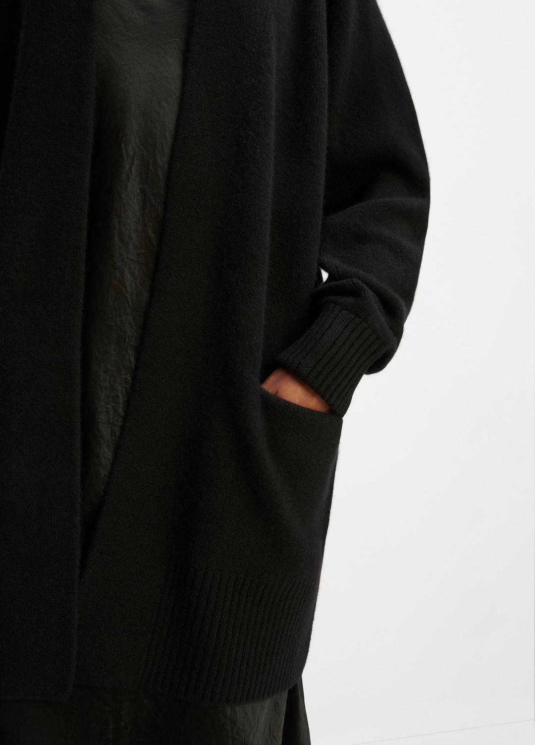 Cashmere Open-Front Cardigan in Cardigans BLACK | VINCE Women