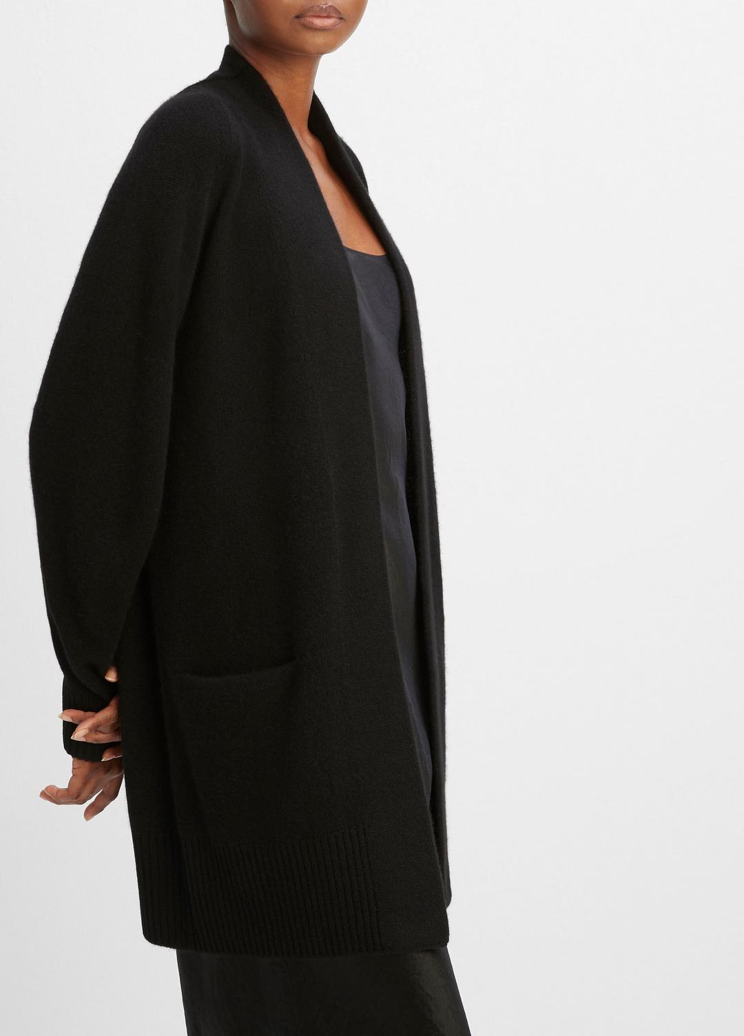 Cashmere Open-Front Cardigan in Cardigans BLACK | VINCE Women