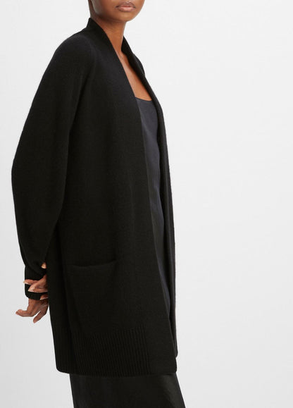 Cashmere Open-Front Cardigan in Cardigans BLACK | VINCE Women