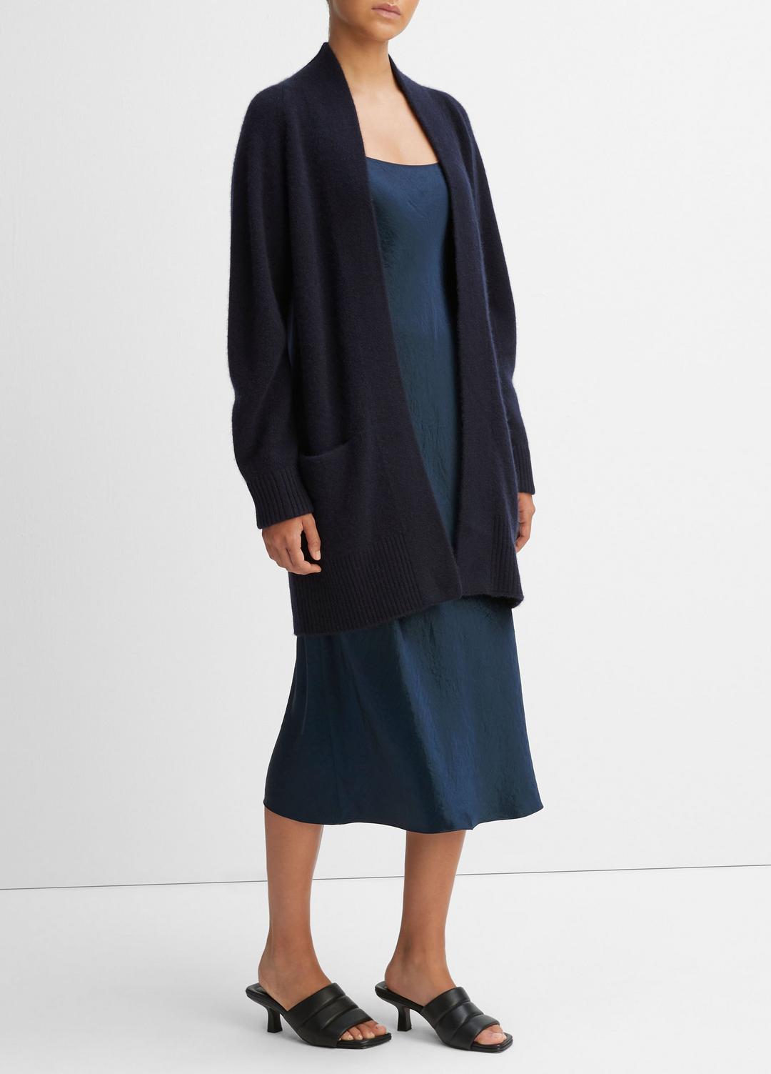 Cashmere Open-Front Cardigan in Cardigans COASTAL BLUE | VINCE Women