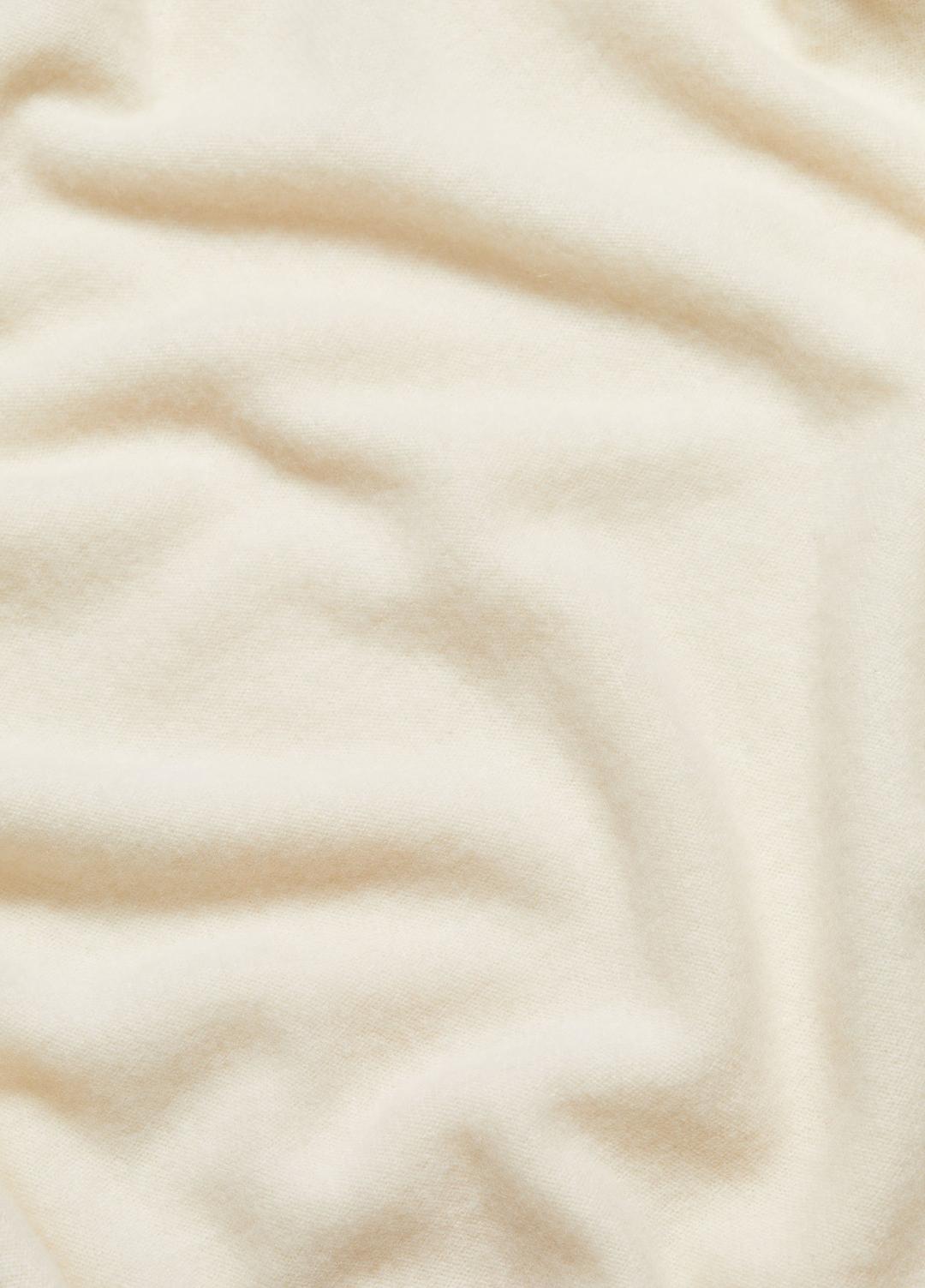Reverse-Jersey Cashmere Boat-Neck Poncho in Sweaters OPTIC WHITE | VINCE Women