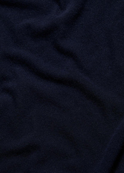 Reverse-Jersey Cashmere Boat-Neck Poncho in Sweaters COASTAL BLUE | VINCE Women