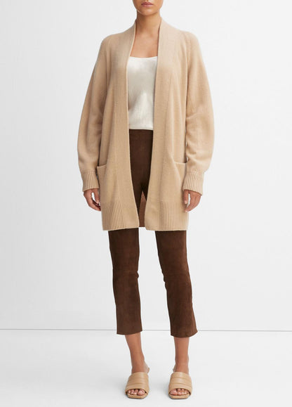 Cashmere Open-Front Cardigan in Cardigans CAMEL | VINCE Women