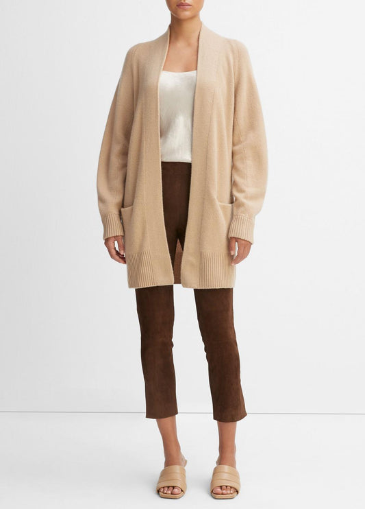 Cashmere Open-Front Cardigan in Cardigans CAMEL | VINCE Women