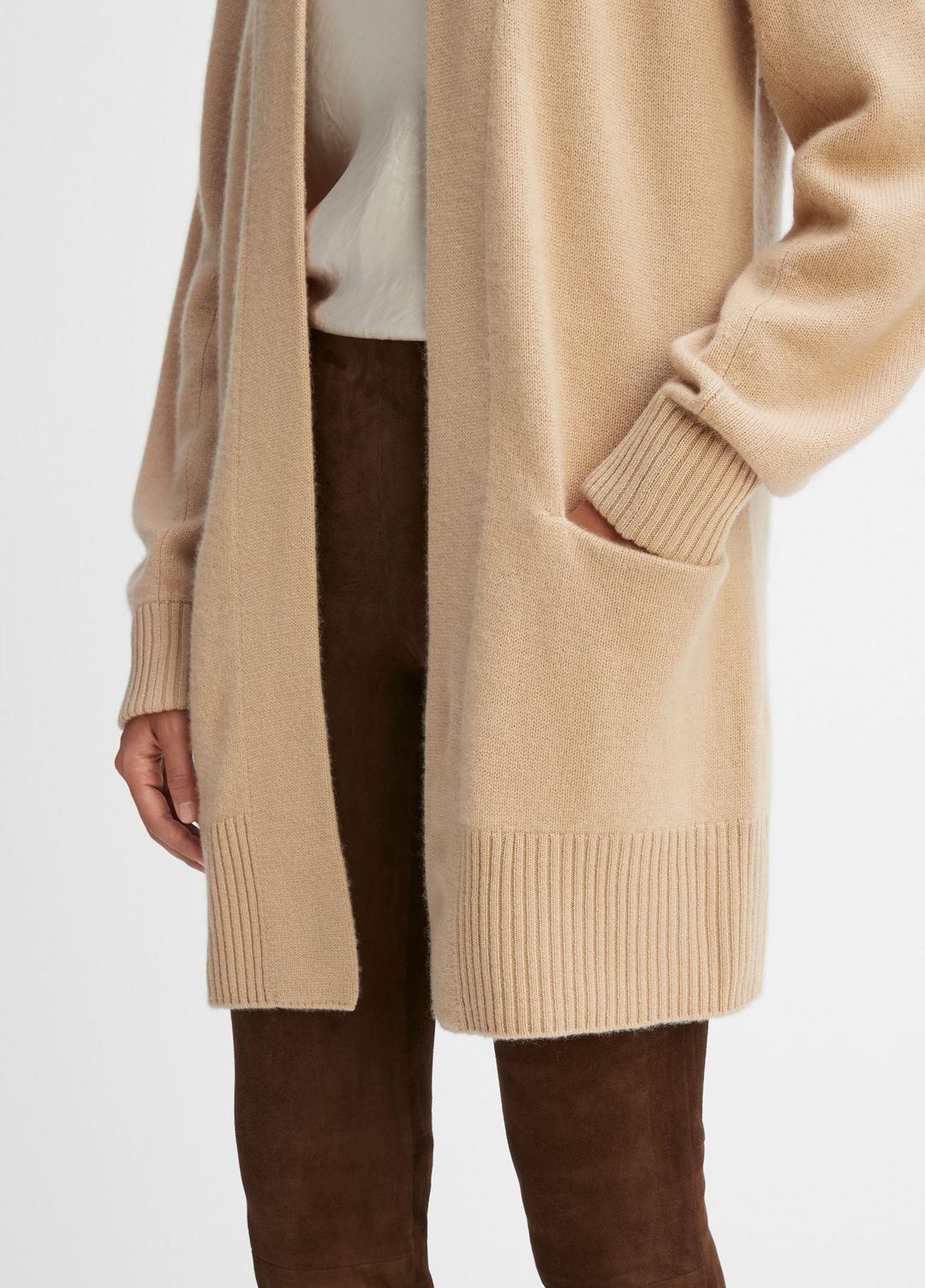 Cashmere Open-Front Cardigan in Cardigans CAMEL | VINCE Women
