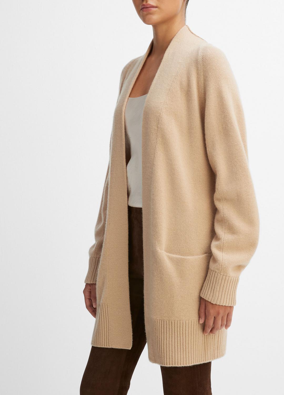 Cashmere Open-Front Cardigan in Cardigans CAMEL | VINCE Women