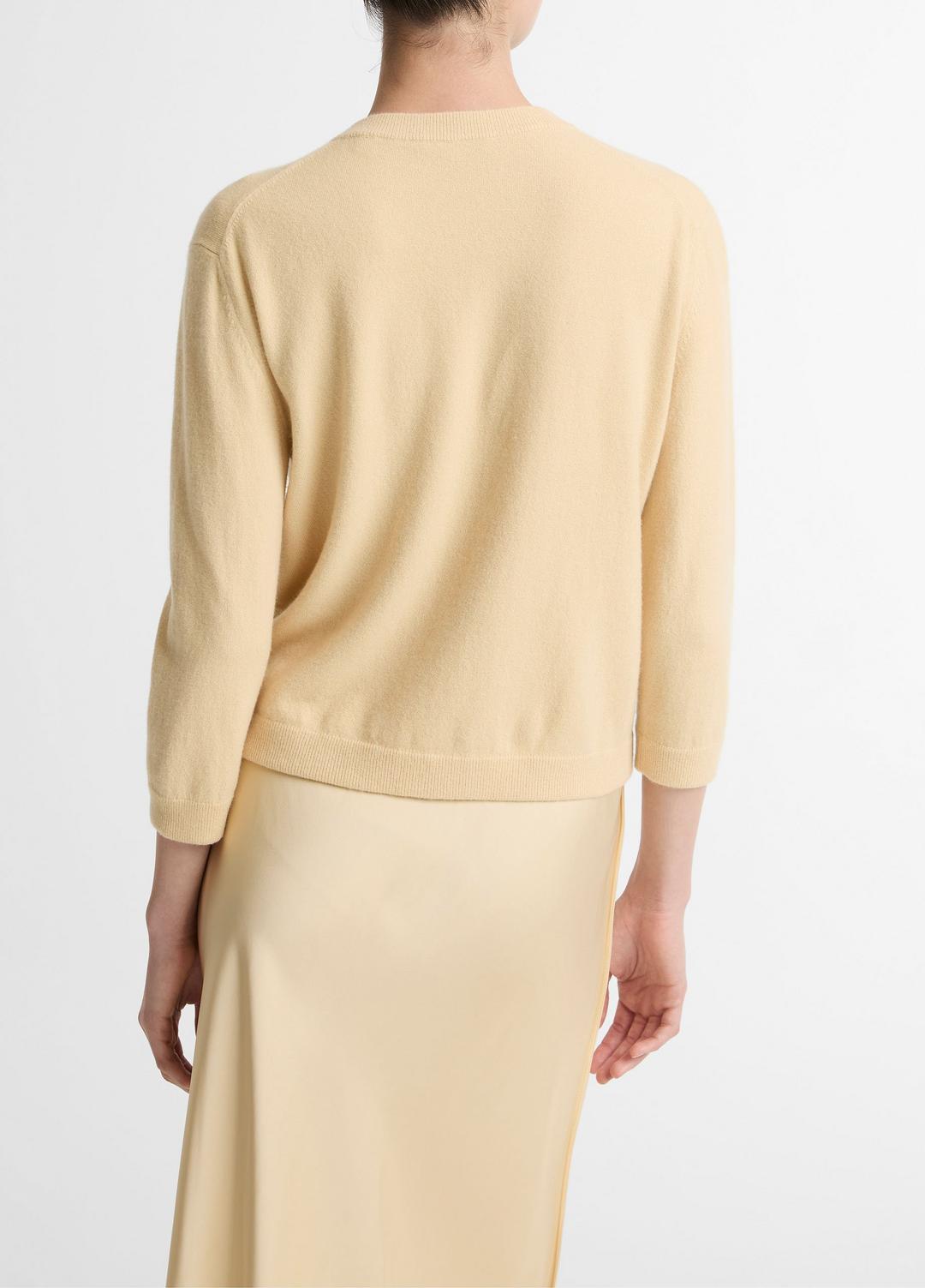 Wool & Cashmere-Blend Pocket Cardigan in Cardigans CHAMOMILE | VINCE Women
