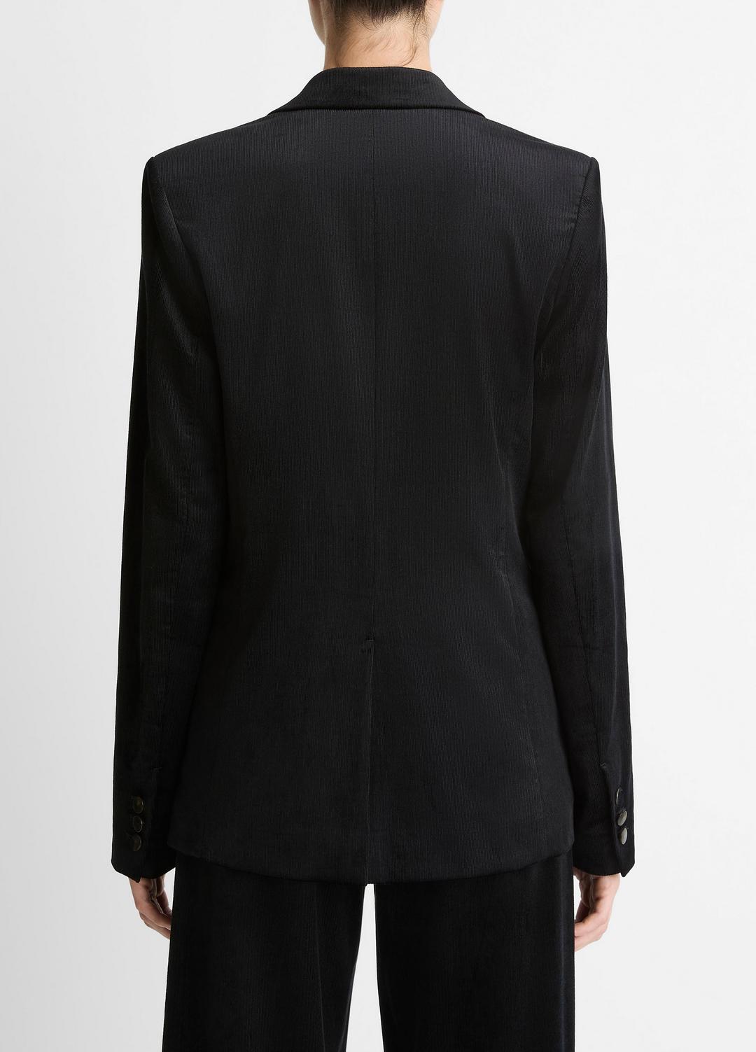 Italian Velvet Blazer in Blazers BLACK | VINCE Women