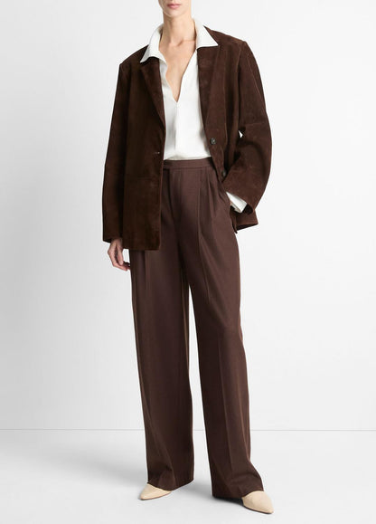 Suede Blazer in Blazers CHOCOLATE | VINCE Women