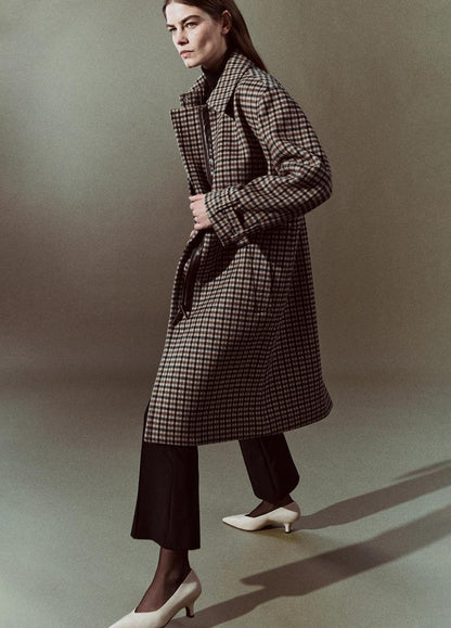 Plaid Car Coat in Coats MULTI CHECK | VINCE Women
