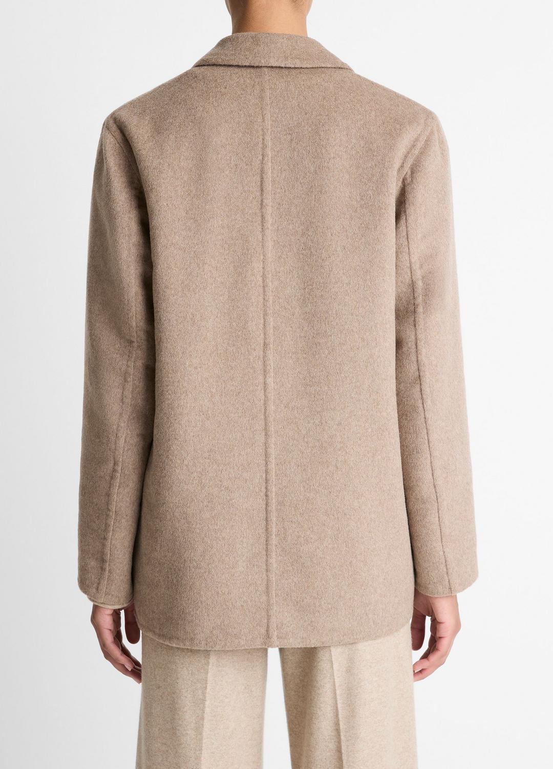 Double-Face Wool & Cashmere-Blend Blazer in Blazers HEATHER DOE | VINCE Women