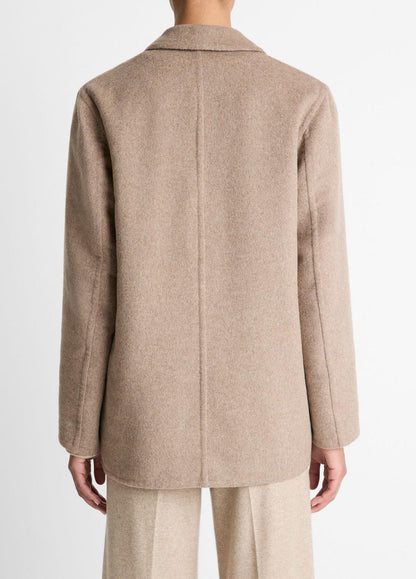 Double-Face Wool & Cashmere-Blend Blazer in Blazers HEATHER DOE | VINCE Women