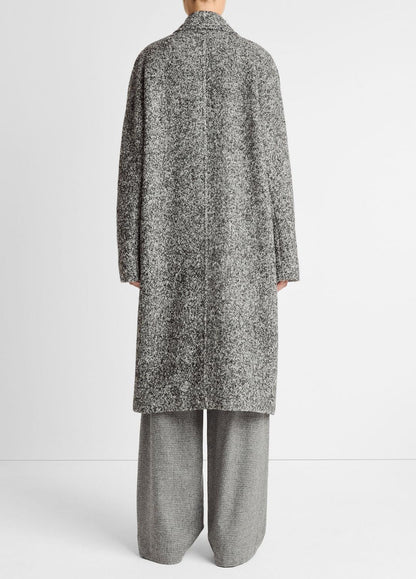 Italian Wool-Blend Overcoat in Coats GREYSTONE | VINCE Women